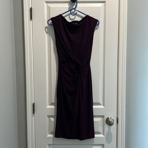 Beautiful deep purple knit dress
